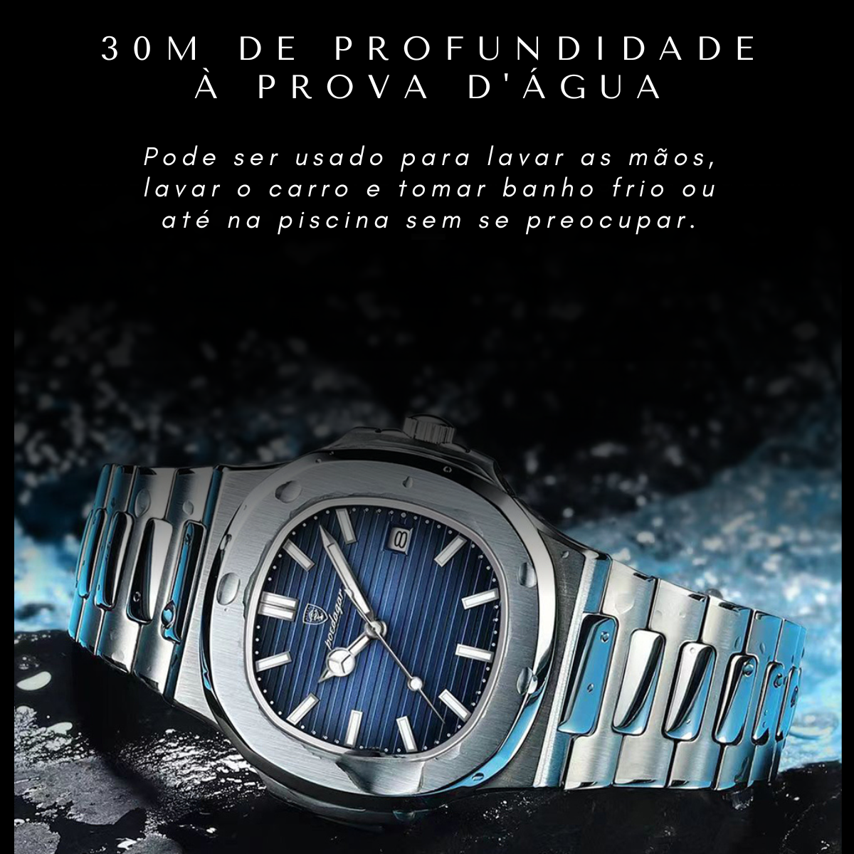 Relógio Masculino Patek Nautilus Poedagar