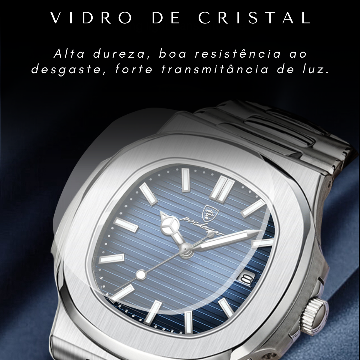 Relógio Masculino Patek Nautilus Poedagar