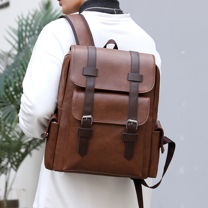 Mochila de Couro Executive Vintage