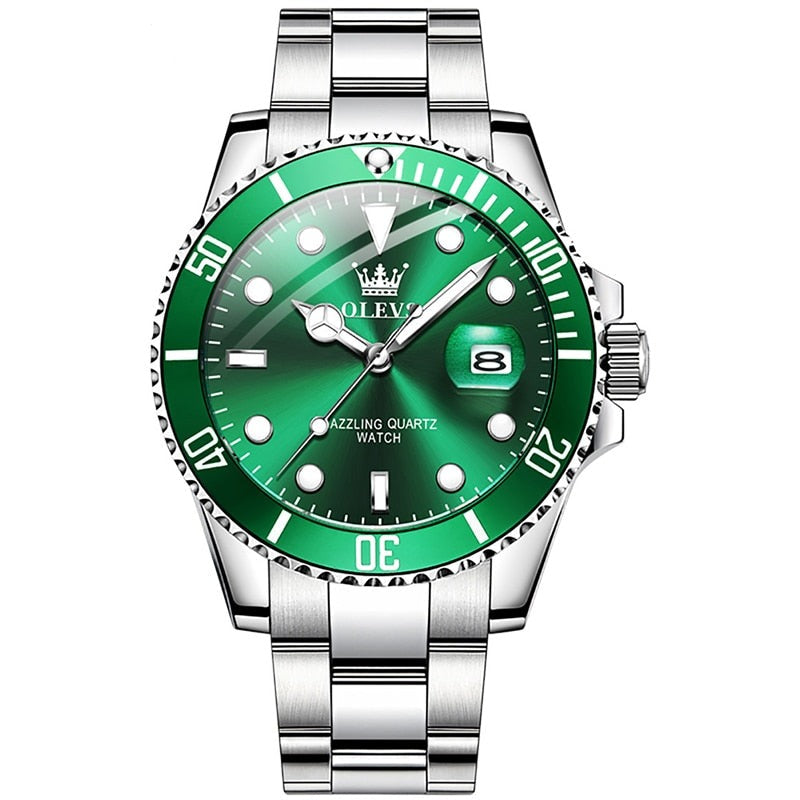 Relógio Masculino Submariner Date Olevs